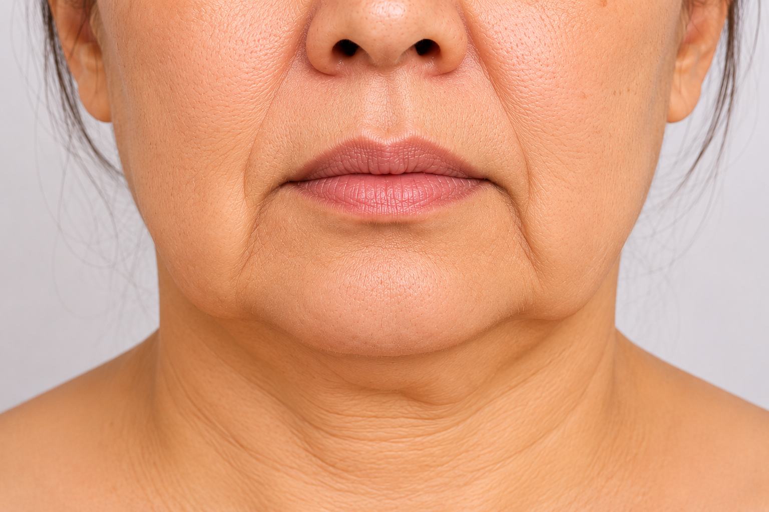 Sagging jowls & soft tissue